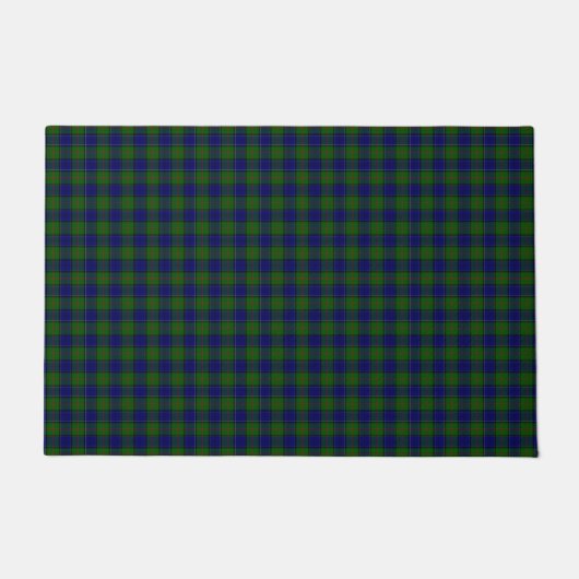 Colquhoun Tartan Blau kariert Fußmatte (Vorderseite)