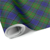 Colquhoun Tartan Blau kariert Geschenkpapier (Rolleneckpunkt)
