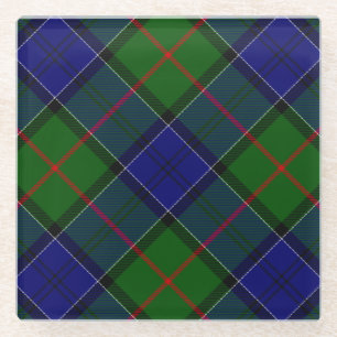 Colquhoun Tartan Blau kariert Glasuntersetzer