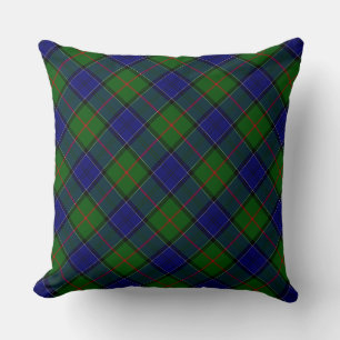 Colquhoun Tartan Blau kariert Kissen