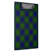 Colquhoun Tartan Blau kariert Klemmbrett (Rechts)