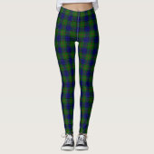 Colquhoun Tartan Blau kariert Leggings (Vorderseite)