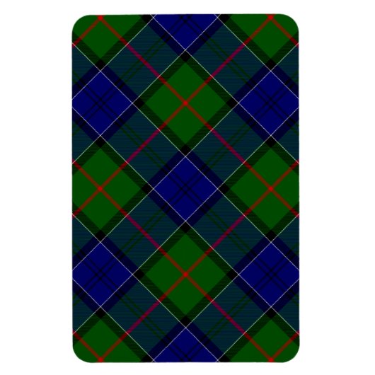 Colquhoun Tartan Blau kariert Magnet (Vertikal)