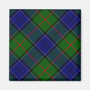 Colquhoun Tartan Blau kariert Magnet