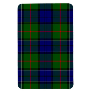 Colquhoun Tartan Blau kariert Magnet