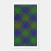 Colquhoun Tartan Blau kariert Serviette (Vorderseite)