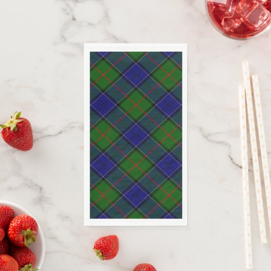 Colquhoun Tartan Blau kariert Serviette (Beispiel)