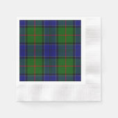 Colquhoun Tartan Blau kariert Serviette (Vorderseite)