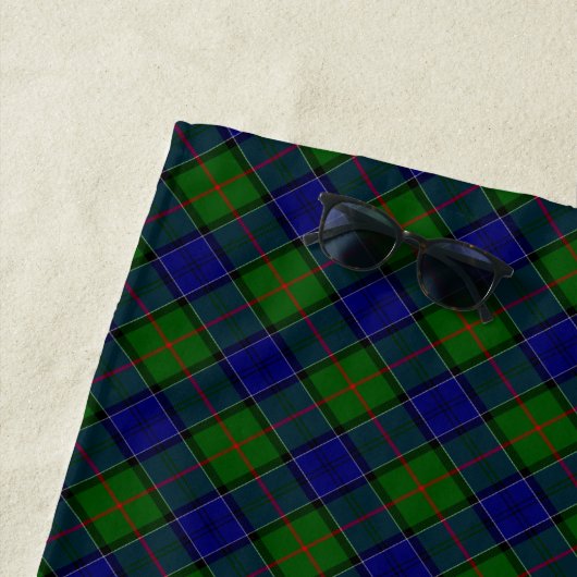 Colquhoun Tartan Blau kariert Strandtuch (Beispiel)