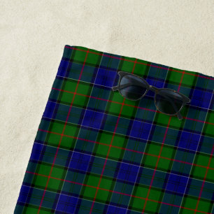 Colquhoun Tartan Blau kariert Strandtuch