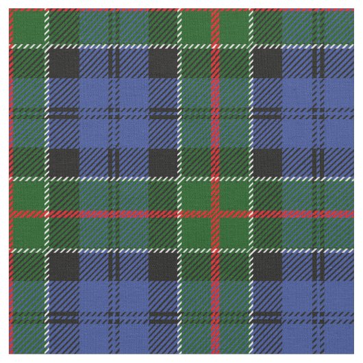 Colquhoun Tartan-Druck Stoff (Nahaufnahme)