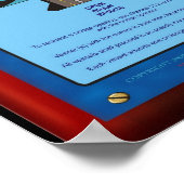 COLREGS TEIL B - Lenk- und SEGELVORSCHRIFTEN Poster (Ecke)