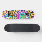 Colrful Mandalas Hippie  Skateboard (Horizontal)