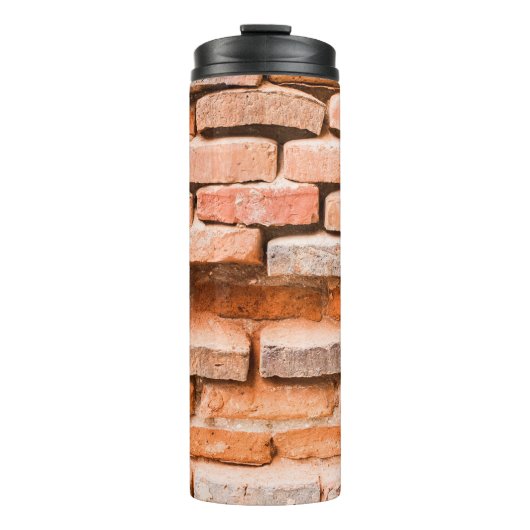 Colse up old brick wall background and texture. ag thermosbecher (Vorderseite)