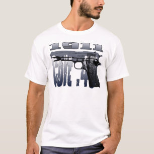 Colt 1911 .45 Kaliber-halbautomatischer Entwurf T-Shirt