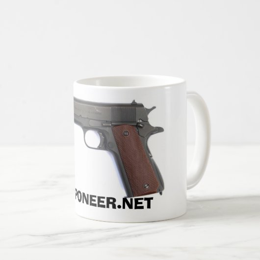 Colt 1911 kaffeetasse (VorderseiteRechts)