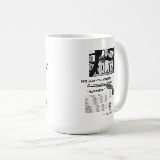 Colt-Friedensstifter-Tasse Kaffeetasse (VorderseiteRechts)