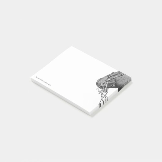 Colt in the Two Rein - 3" x 4" Post-it Notes Post-it Klebezettel (angewinkelt)