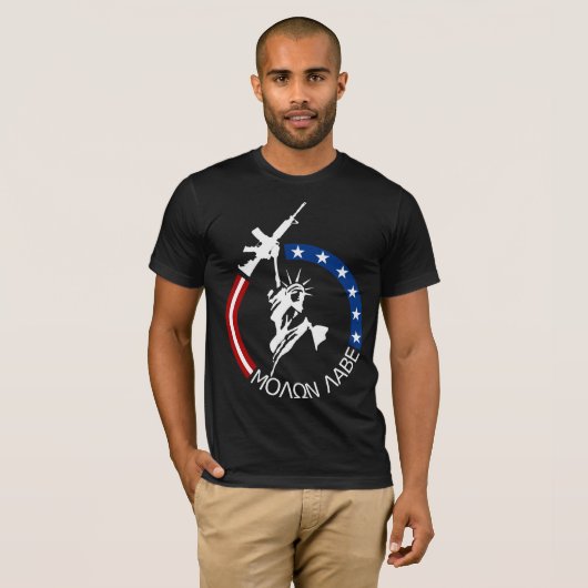 Colt M4A2 - MOLON LABE T-Shirt (Vorne ganz)