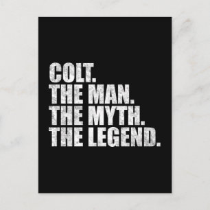 Colt Name, Colt Der Mann Der Mythos Die Legende Postkarte