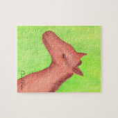 Colt Pony Horse in Aquarellmalerei, Puzzle (Horizontal)