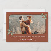 COLT Retro Cactus Cowboy Foto Weihnachtskarte Einladung (Rückseite)