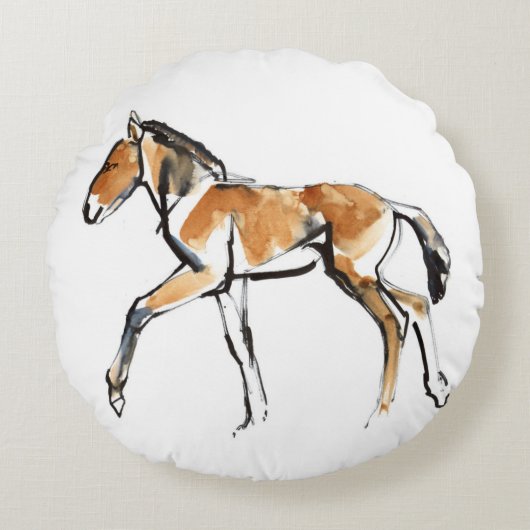 Colt Rundes Kissen (Vorderseite)