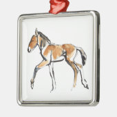 Colt Silbernes Ornament (Links)