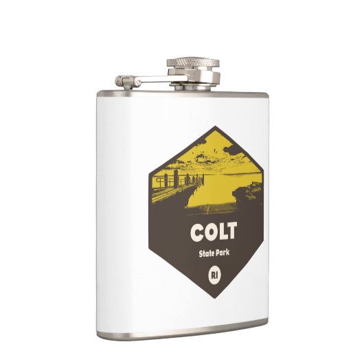 Colt Staat Park Rhode Island Flachmann (Rechts)