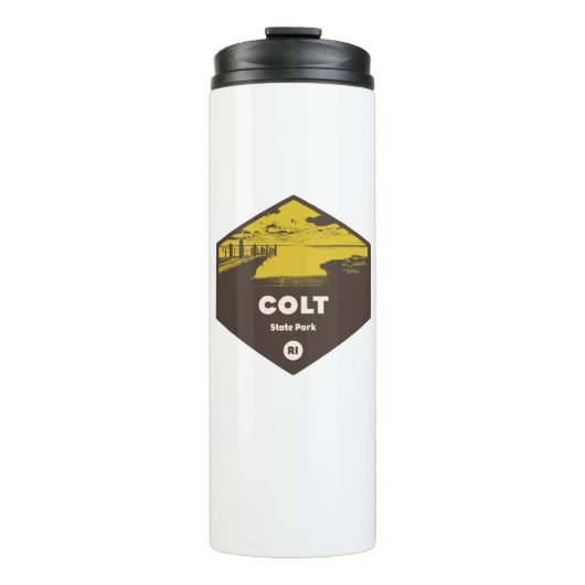 Colt Staat Park Rhode Island Thermosbecher (Vorderseite)