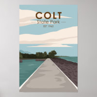 Colt Staat Park Rhode Island Vintag