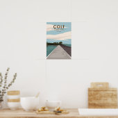 Colt Staat Park Rhode Island Vintag Poster (Küche)