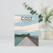 Colt Staat Park Rhode Island Vintag Postkarte (Stehend Vorderseite)