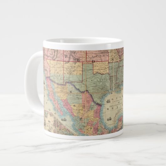 Colton-Bahn und Militärplan Jumbo-Tasse (Vorderseite Links)