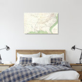 Coltons Abschnitt USA Leinwanddruck (Insitu (Schlafzimmer))