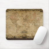 Colton's Antique Map Mousepad (Mit Mouse)
