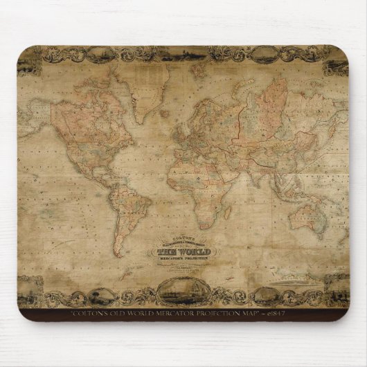 Colton's Antique Map Mousepad (Vorne)