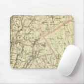 Colton's Driving and Wheeling Map of the US 2 Mousepad (Mit Mouse)