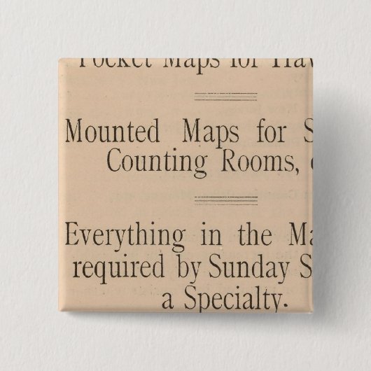 Colton's Driving and Wheeling Map of the US Button (Vorderseite)