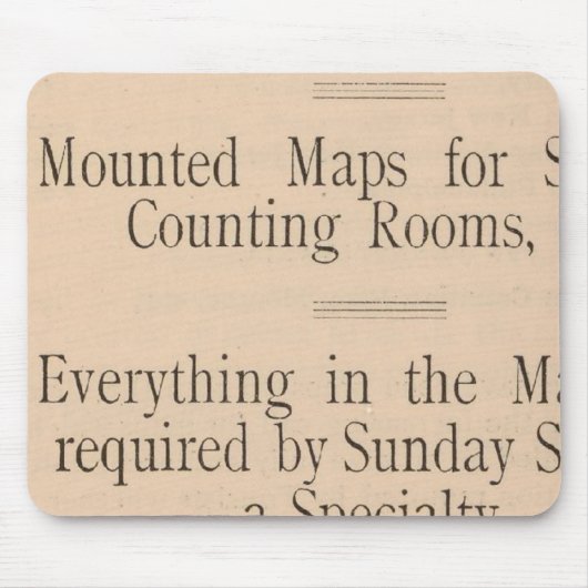 Colton's Driving and Wheeling Map of the US Mousepad (Vorne)