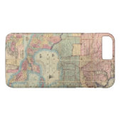Coltons Eisenbahn und Militärkarte Case-Mate iPhone Hülle (Rückseite (Horizontal))