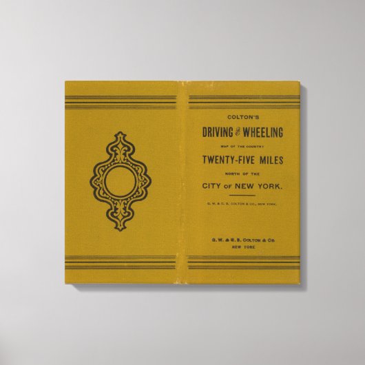 Coltons Fahrplan zum Rädern in den USA 2 Leinwanddruck (Vorderseite)