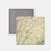 Coltons Fahrplan zum Rädern in den USA 2 Magnet (Vorderseite/Rückseite)