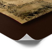 COLTONS Old World Map (c 1847) Art Poster (Ecke)