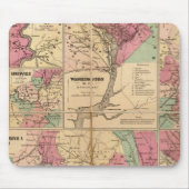 Coltons Pläne der US-Häfen Mousepad (Vorne)