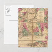 Coltons Pläne für US-Häfen Postkarte (Vorne/Hinten)