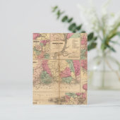 Coltons Pläne für US-Häfen Postkarte (Stehend Vorderseite)