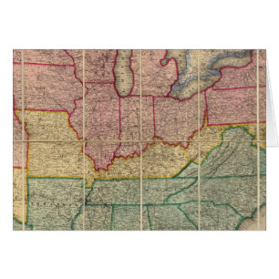Colton's Railroad and Landkreis Map, Vereinigte St