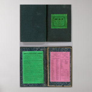 Coltons Railroadand Landkreis-Karte, Vereinigte Poster