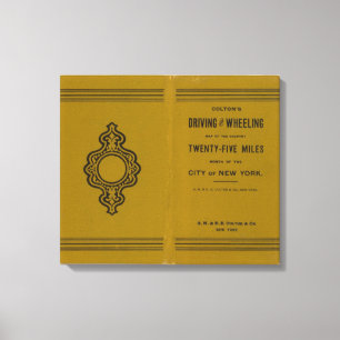 Coltons treibende und drehende Karte der US 2 Leinwanddruck